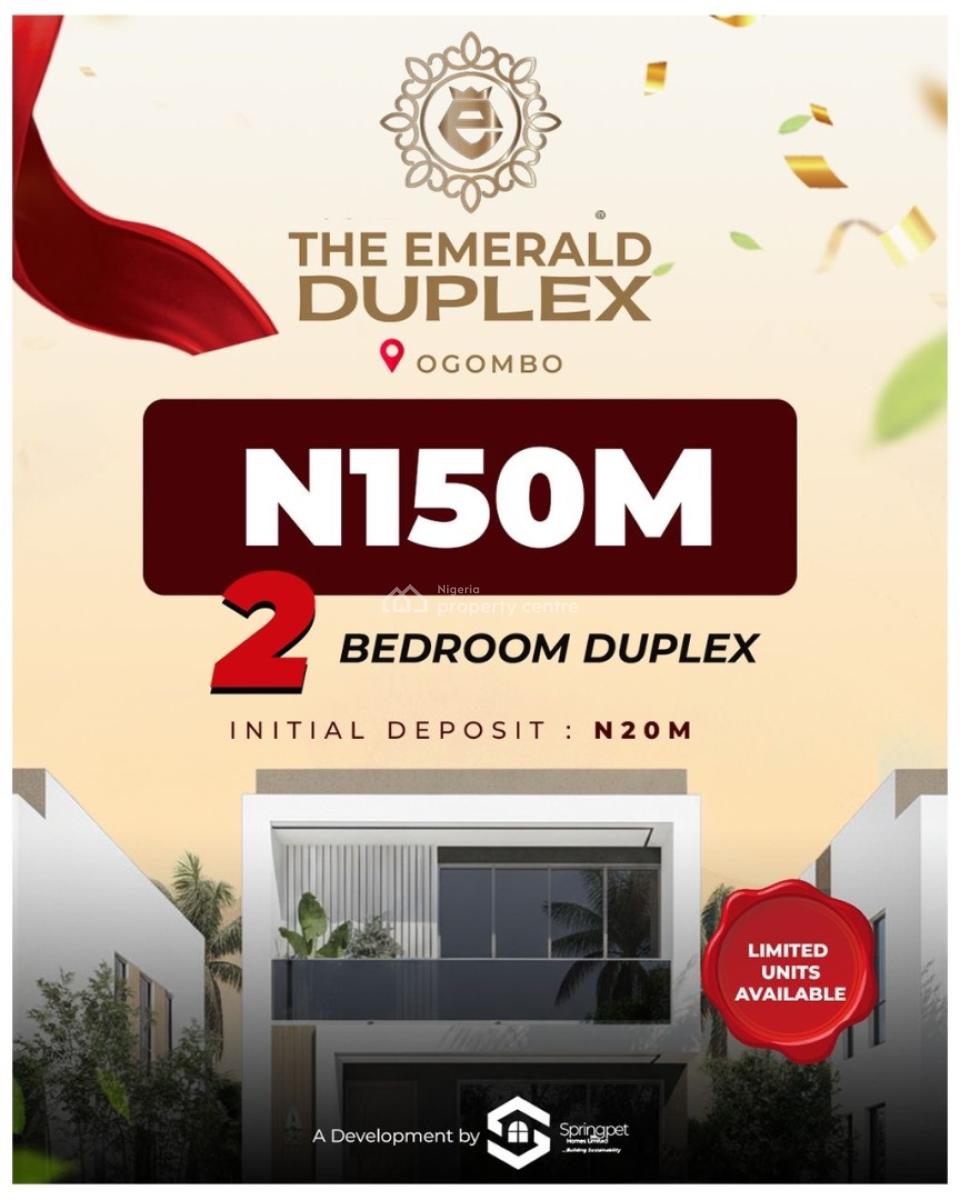 Luxury Spacious Fully Detached Duplex with Government Allocation Title, Emerald Duplex, Ogombo, Ajah, Lagos, Detached Duplex for Sale