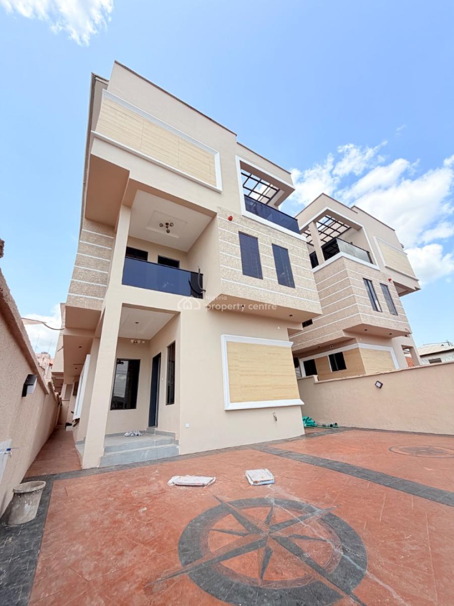 Newly Finished 5 Bedroom Fully Detached Duplex with a Cinema and Bq, Omole Phase 1, Ikeja, Lagos, Detached Duplex for Sale