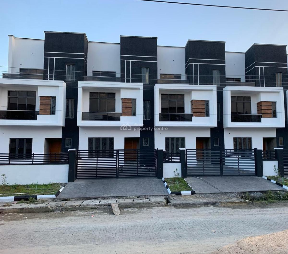 Tastefully Finished 6 Bedroom Terraced Duplex with Bq, Orchid Road, Lekki, Lagos, Terraced Duplex for Sale