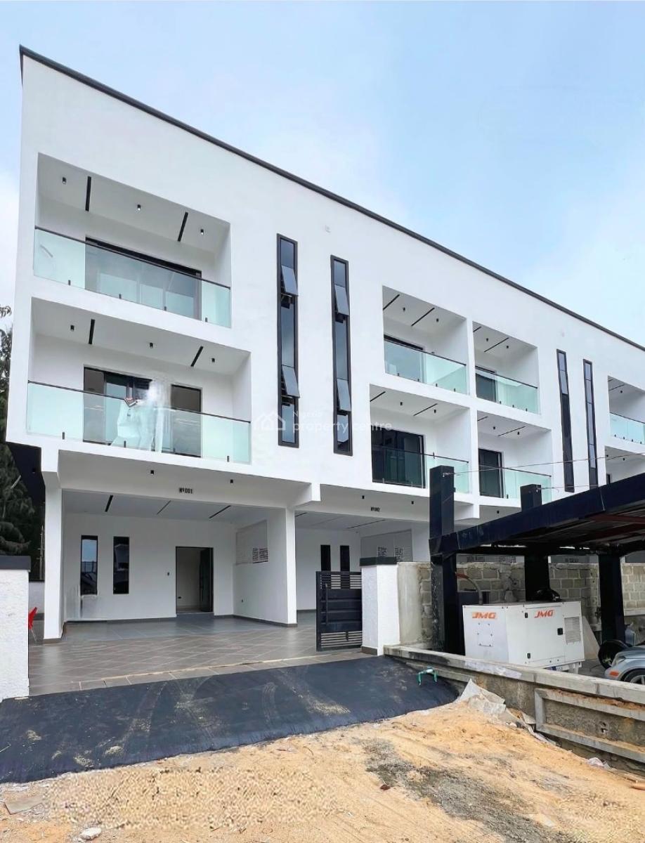 6 Units of Modern 4 Bedroom Terrace Duplexes with Bq, Ikota, Lekki, Lagos, Terraced Duplex for Sale