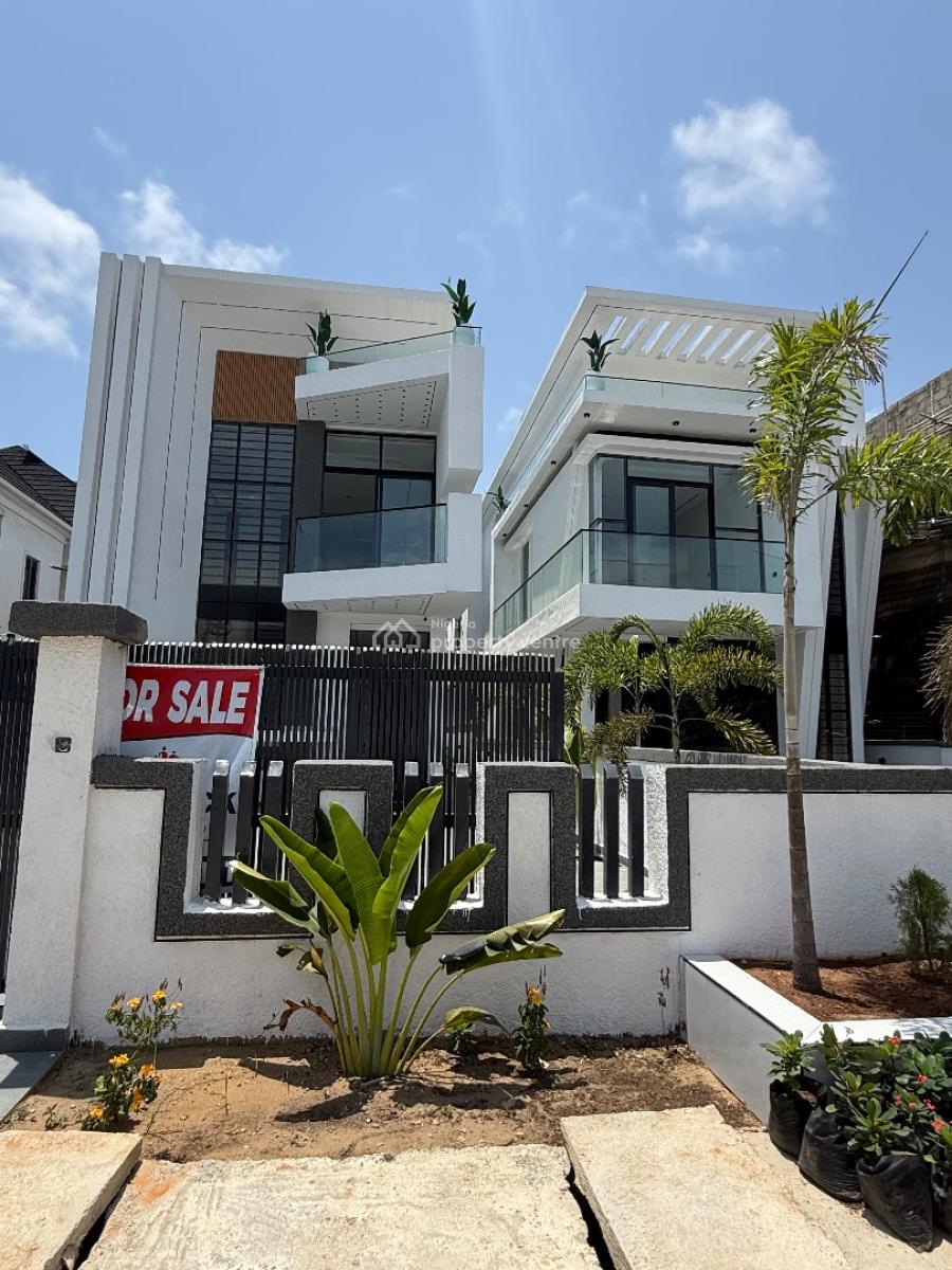 2 Units of 5 Bedroom Duplex, in an Access Code, Tag to Enter Estate, Chevron Toll Gate, Lekki, Lagos, Detached Duplex for Sale