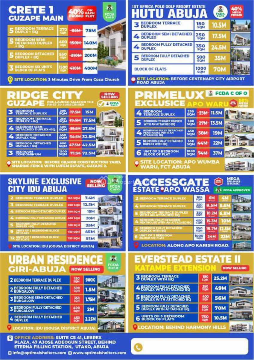 10000 Square Meters, Championship Estate, Kuje, Abuja, Residential Land for Sale