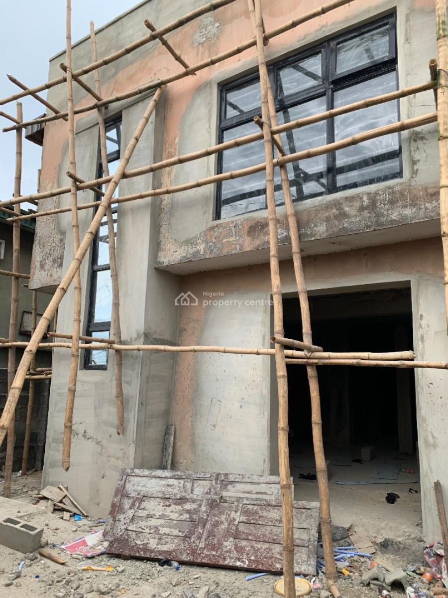 4 Bedroom Carcass Duplex, Abijo, Ajah, Lagos, Detached Duplex for Sale