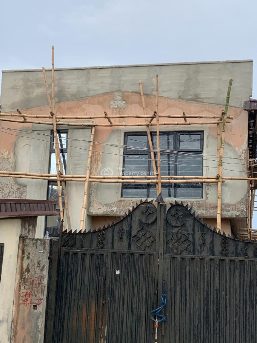 4 Bedroom Carcass Duplex, Abijo, Ajah, Lagos, Detached Duplex for Sale