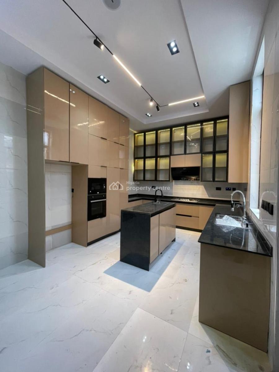Contemporary Art 5 Bedroom Home with Pool and a Bq, Chevron, Lekki, Lagos, Detached Duplex for Sale