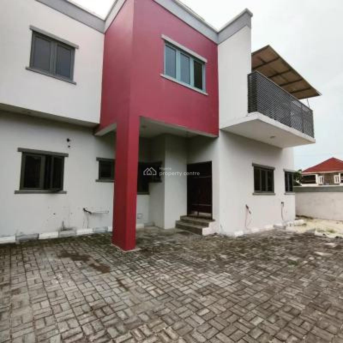 4 Bedroom Semi Detached with Bq, Domino Road Ologolo, Ologolo, Lekki, Lagos, Semi-detached Duplex for Rent