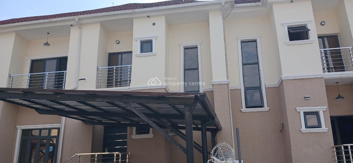 Newly Finished Luxury 4 Bedroom Terraced House, Cluster 5, River Park Estate, Lugbe District, Abuja, Terraced Duplex for Rent