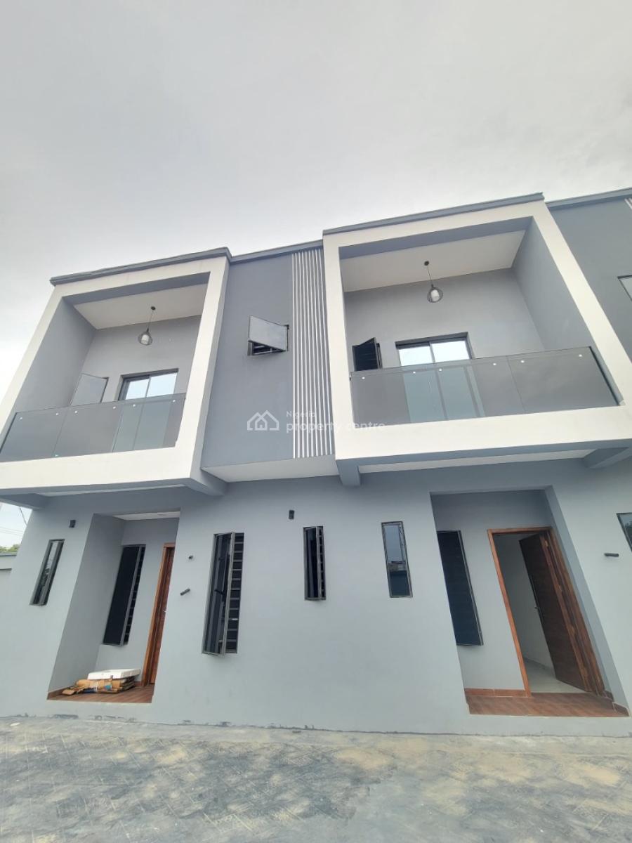 a Beautiful 4bedroom Terrace Duplex with a Bq, Abraham Adensaya, Ajah, Lagos, Detached Duplex for Sale