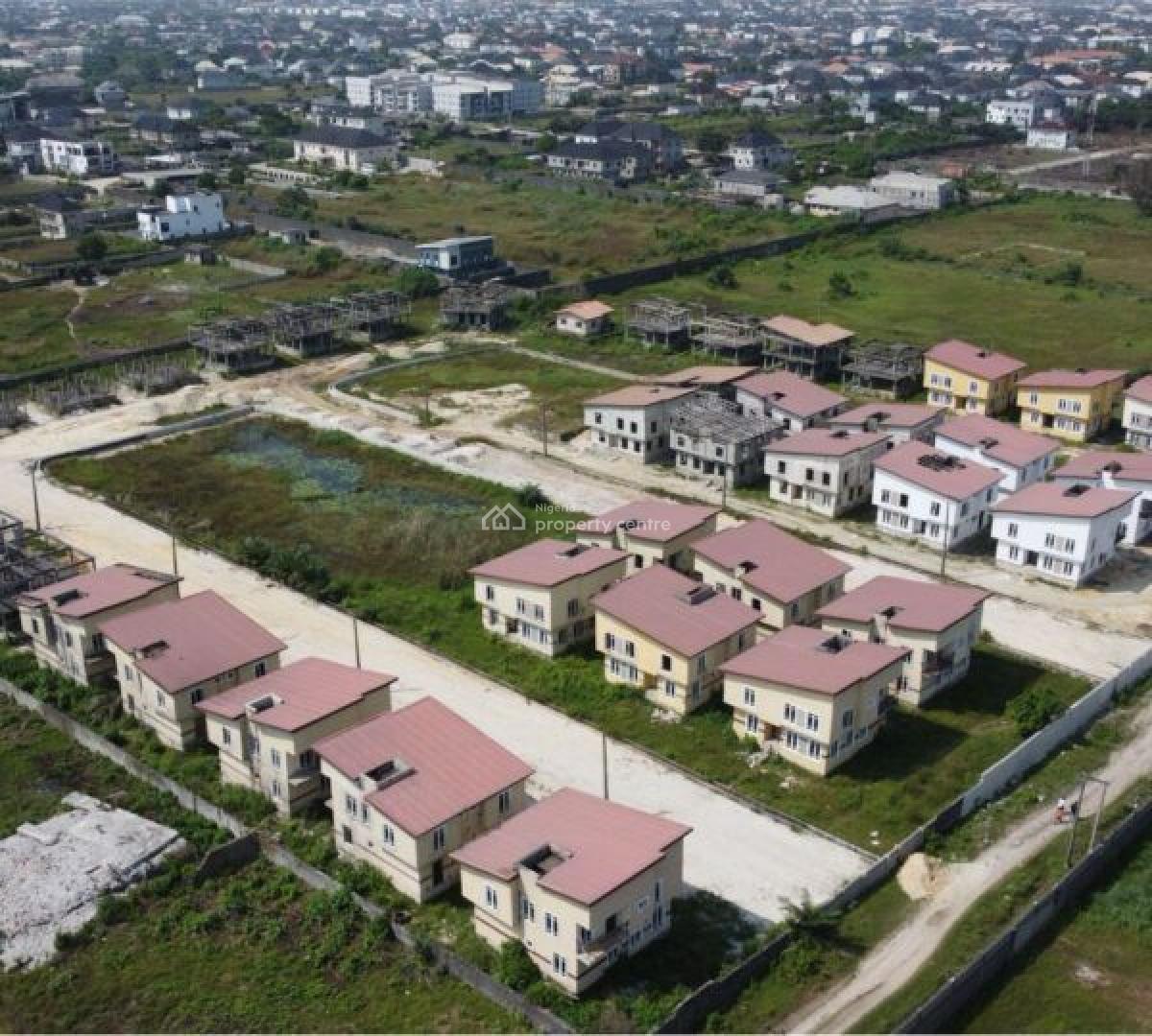 Carcass 4 Bedroom Duplex with Bq, Off Monastery Road, Sangotedo, Sangotedo, Ajah, Lagos, Detached Duplex for Sale