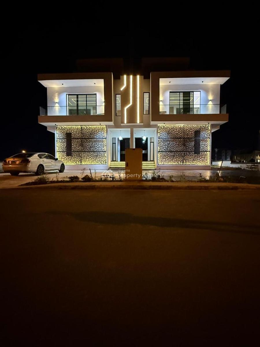 Contemporary Designed 5 Bedroom with Bq All En-suite Spacious Room, Ikate, Lekki, Lagos, Semi-detached Duplex for Sale