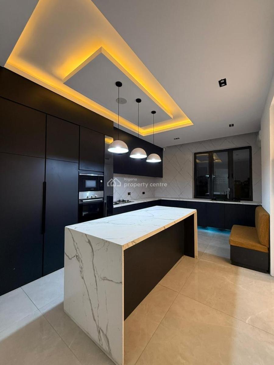 Contemporary Designed 5 Bedroom with Bq All En-suite Spacious Room, Ikate, Lekki, Lagos, Semi-detached Duplex for Sale