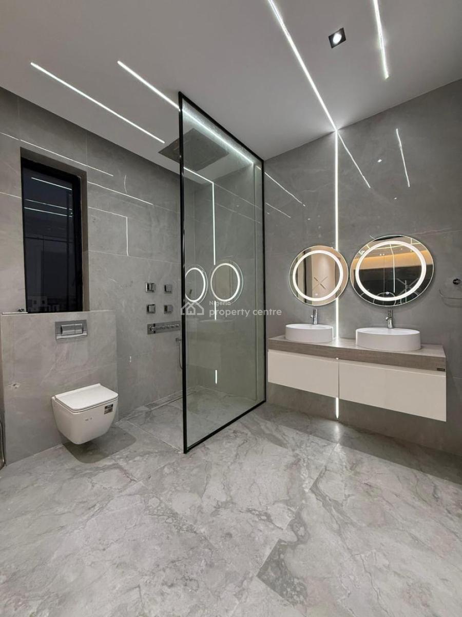 Contemporary Designed 5 Bedroom with Bq All En-suite Spacious Room, Ikate, Lekki, Lagos, Semi-detached Duplex for Sale