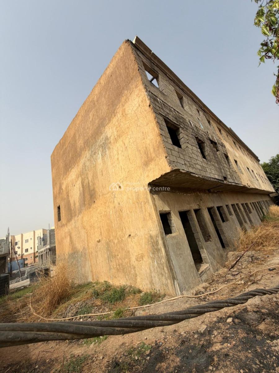 Semi-finished Corner Piece 4-bedroom Terraced Duplex + Bq, Mbora Garden Estate, Jabi, Abuja, Terraced Duplex for Sale