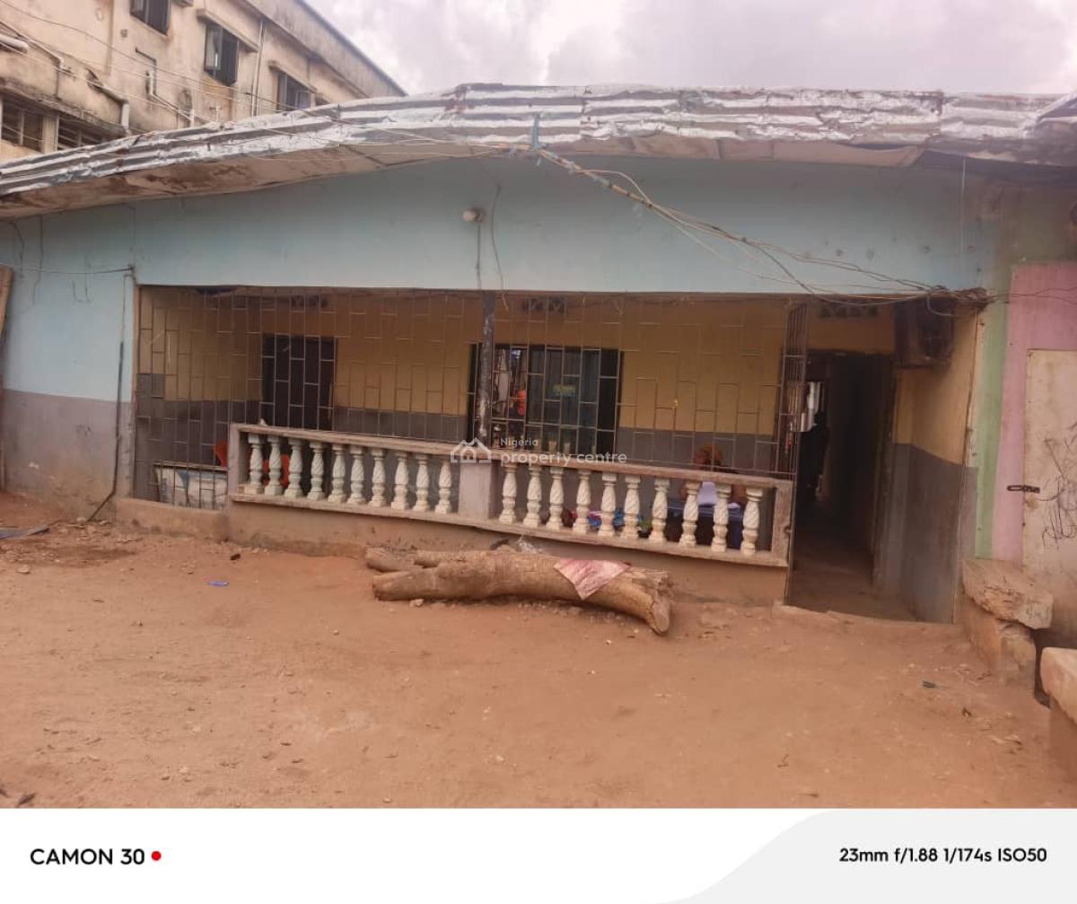 a Plot of Land with 11 Rooms Bungalow, Mbieri Road Nkworji, Orji, Owerri Municipal, Imo, Detached Bungalow for Sale