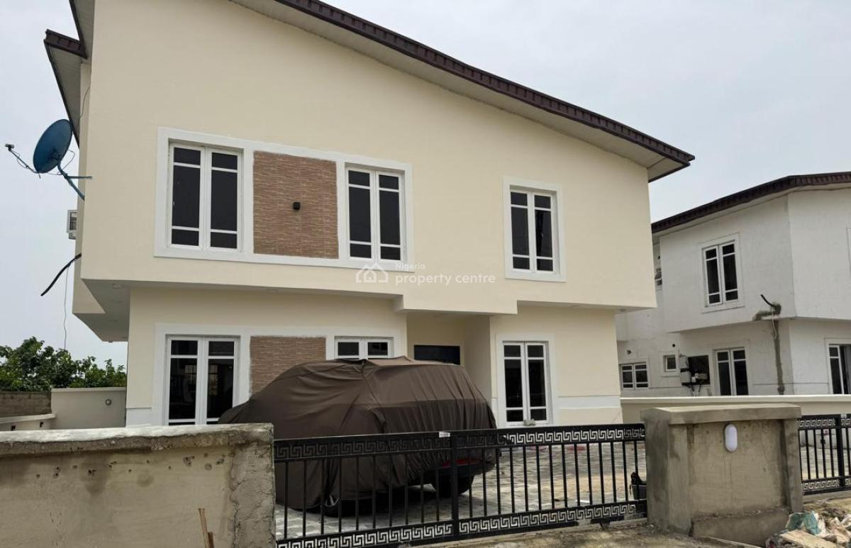 Carcass 4 Bedroom Duplex with Bq, Monastery Road Sangotedo, Sangotedo, Ajah, Lagos, Detached Duplex for Sale