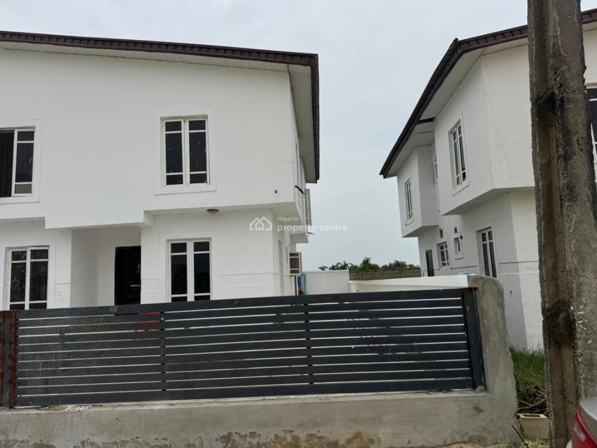 Carcass 4 Bedroom Duplex with Bq, Monastery Road Sangotedo, Sangotedo, Ajah, Lagos, Detached Duplex for Sale