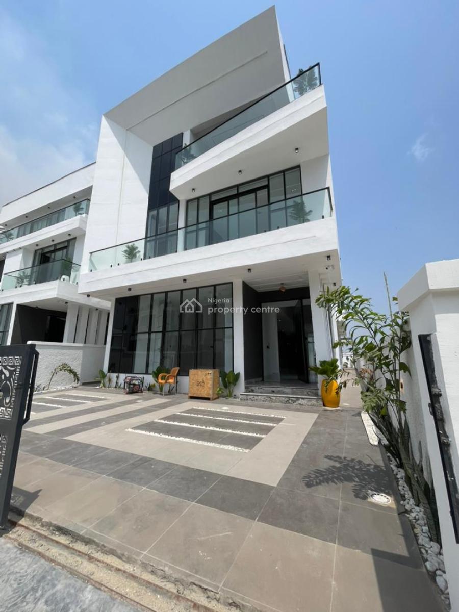Luxury 6 Bedroom Detached Duplex with Bq, Pool, Gym, Elevator, Cinema, in a Private Estate in Chevron, Lekki, Lagos, Detached Duplex for Sale