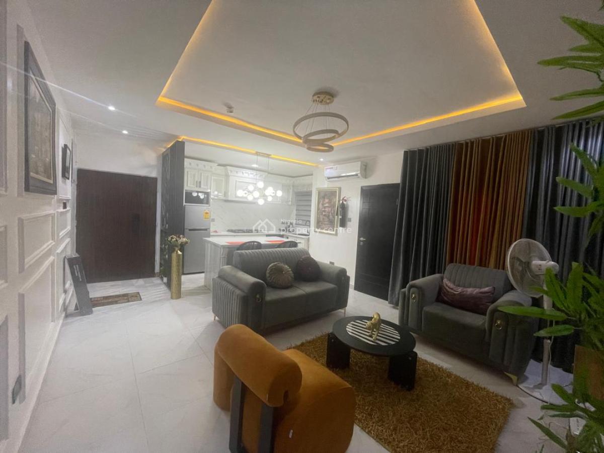 Newlty Built 2 Bedroom Furnished Flat in a Serene, Calm, Secure Estate, Alausa Height, Ikeja, Lagos, Flat / Apartment for Rent