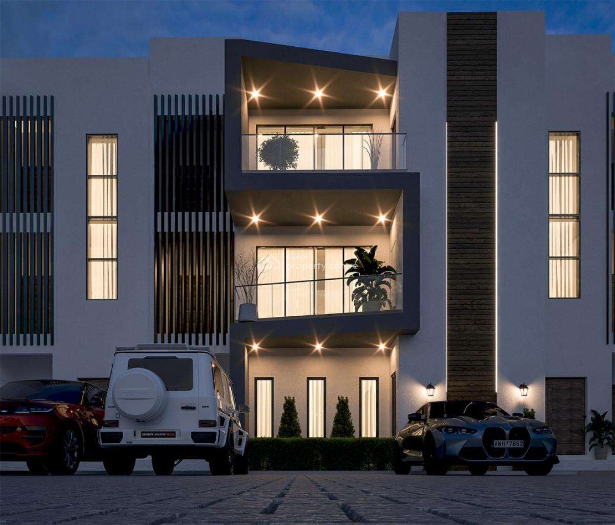 5 Bedroom Terraced Duplex Bq, Close Coza Church, Guzape District, Abuja, Residential Land for Sale