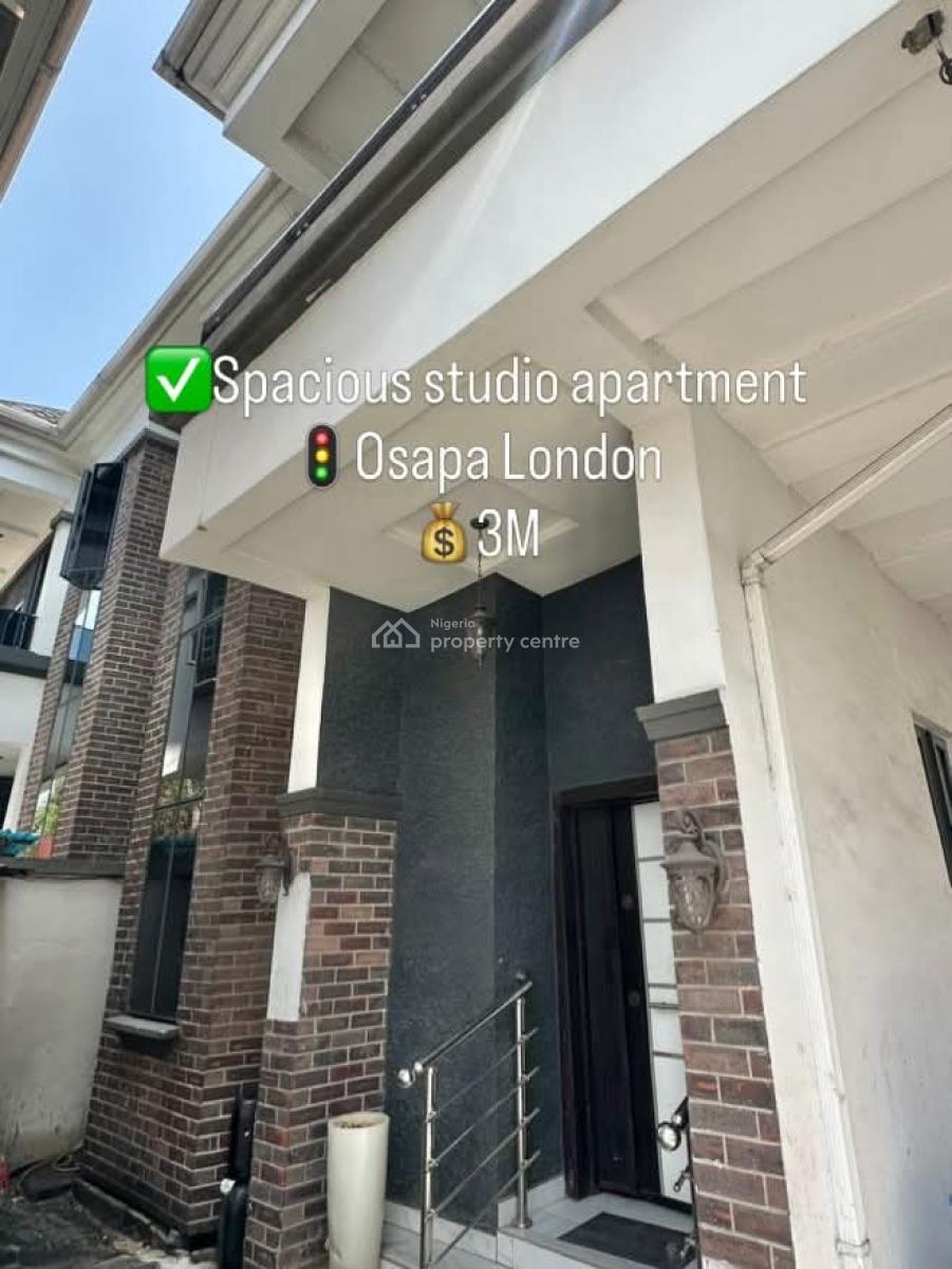 Big Studio Apartment, Osapa, Lekki, Lagos, Self Contain (single Rooms) for Rent