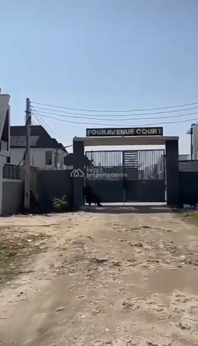 a Bare Land Measuring 734 Sqm Land Facing a Tarred Road and Build Up a, Ikota Villa Estate, Ikota, Lekki, Lagos, Residential Land for Sale