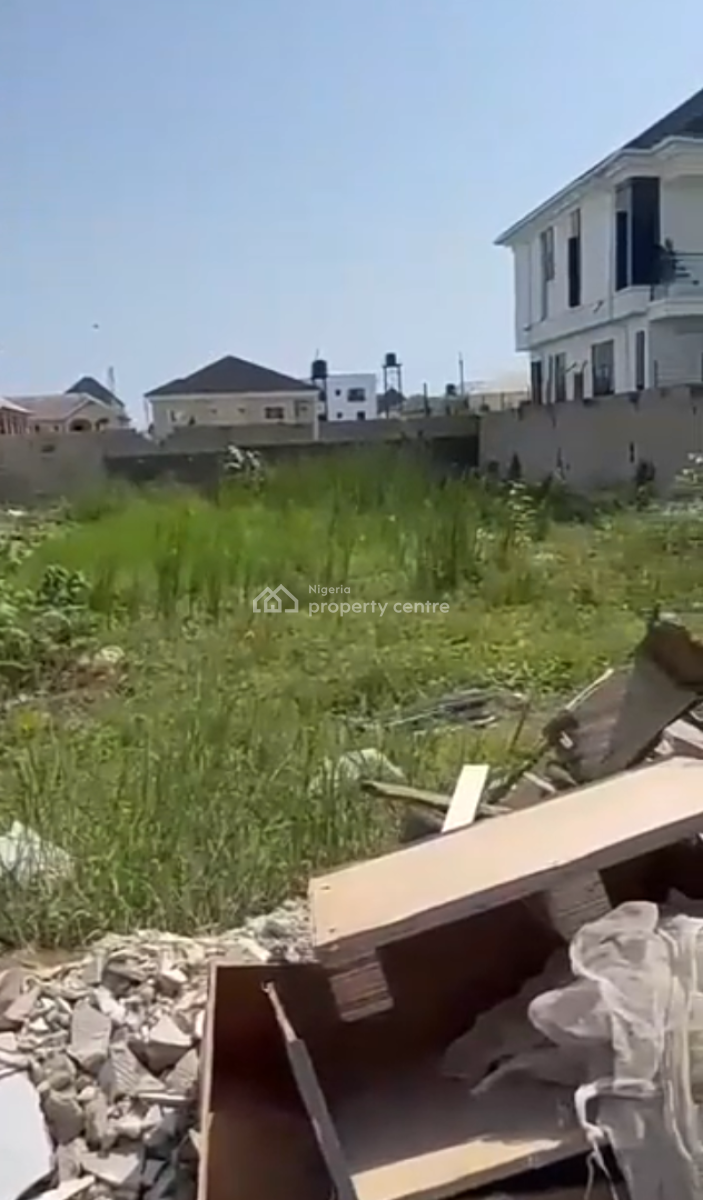 a Bare Land Measuring 734 Sqm Land Facing a Tarred Road and Build Up a, Ikota Villa Estate, Ikota, Lekki, Lagos, Residential Land for Sale