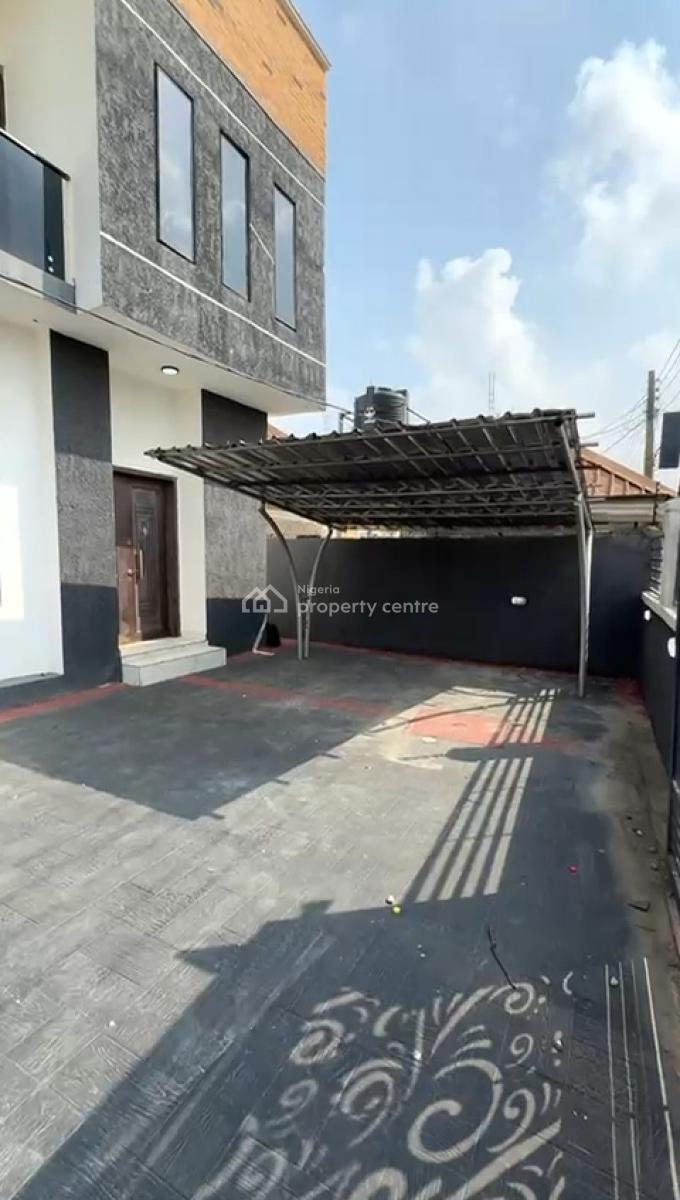 Newly 4 Bedroom Stand Alone Duplex with a Bq, General Paint Abraham Adesanya, Ajah, Lagos, Detached Duplex for Sale