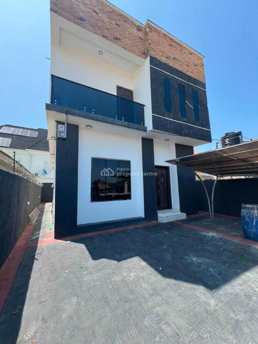 Newly 4 Bedroom Stand Alone Duplex with a Bq, General Paint Abraham Adesanya, Ajah, Lagos, Detached Duplex for Sale
