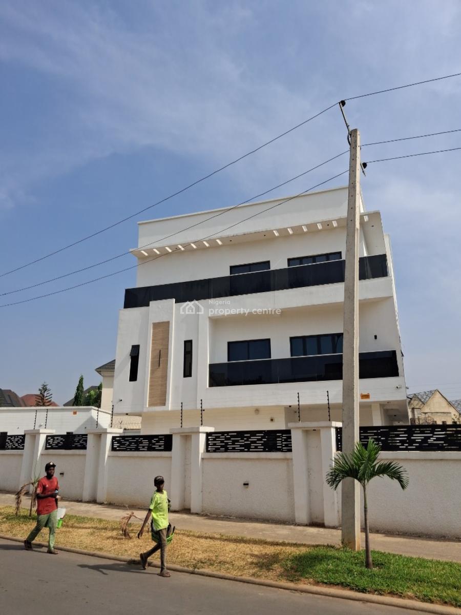 7 Bedroom Duplex with 3 Rooms Boys Quarter, Main Asokoro, Guzape, Abuja, Asokoro District, Abuja, Detached Duplex for Sale