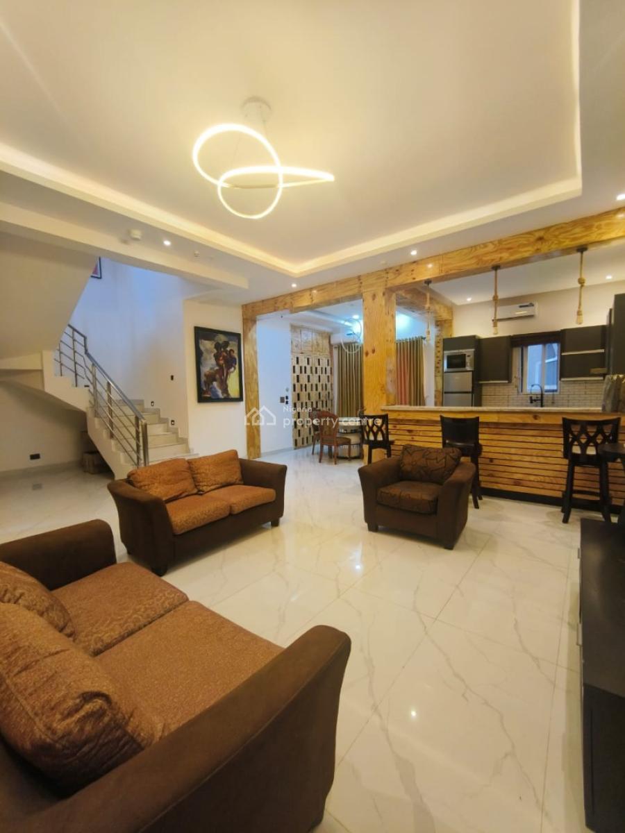 Brand New Luxury Well Fully Furnished 4 Bedroom Duplex Terraced Plus Bq, Freedom Way, Lekki Phase 1, Lekki, Lagos, Terraced Duplex for Rent