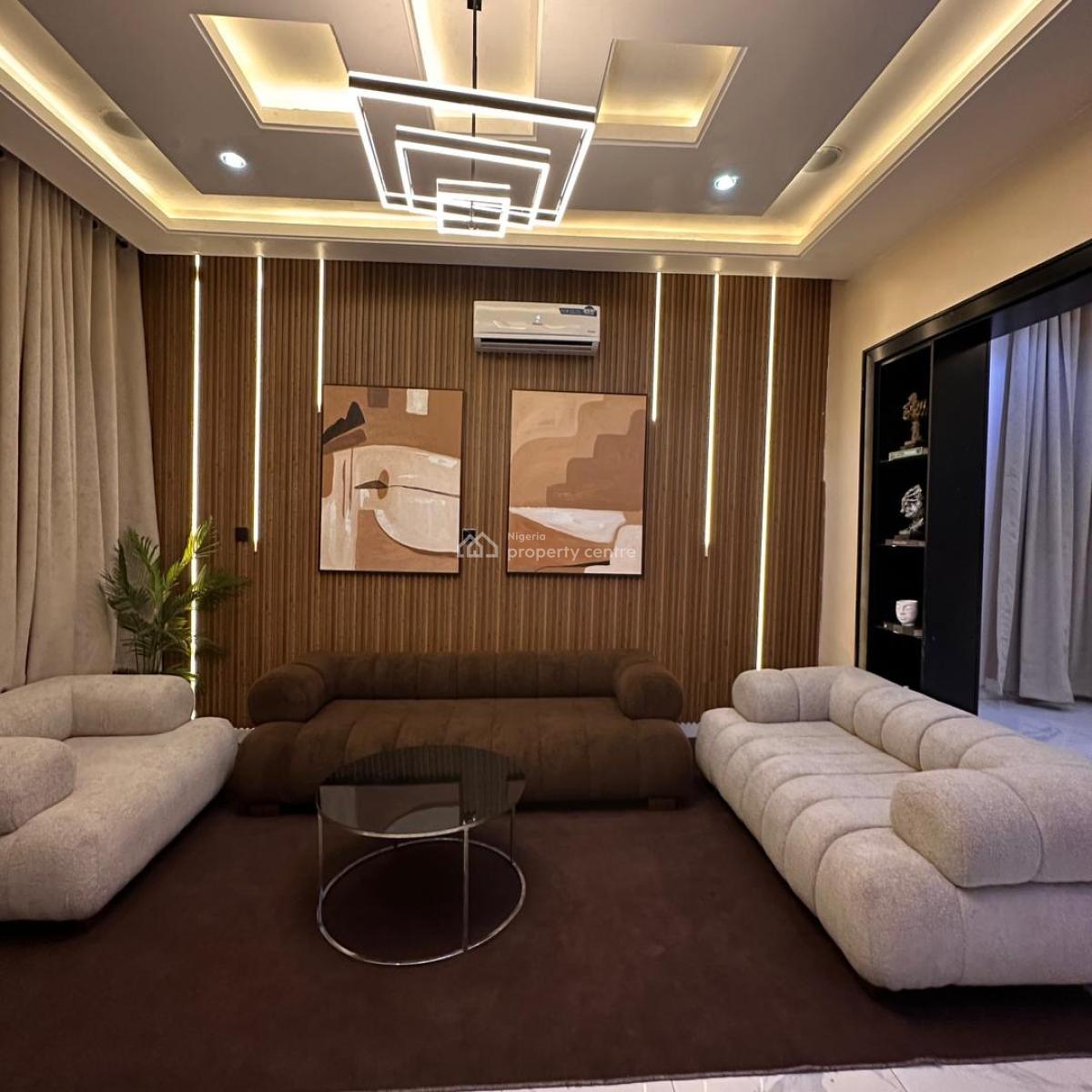 Luxury Smart 3 Bedroom Service and Furnished Duplex with Pool, Lokogoma District, Abuja, Detached Duplex Short Let