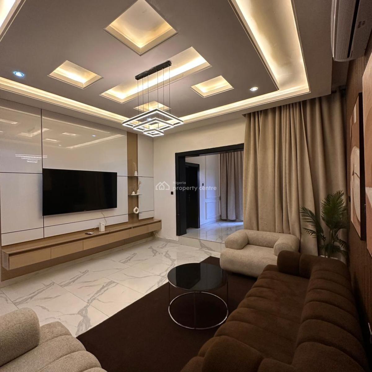 Luxury Smart 3 Bedroom Service and Furnished Duplex with Pool, Lokogoma District, Abuja, Detached Duplex Short Let