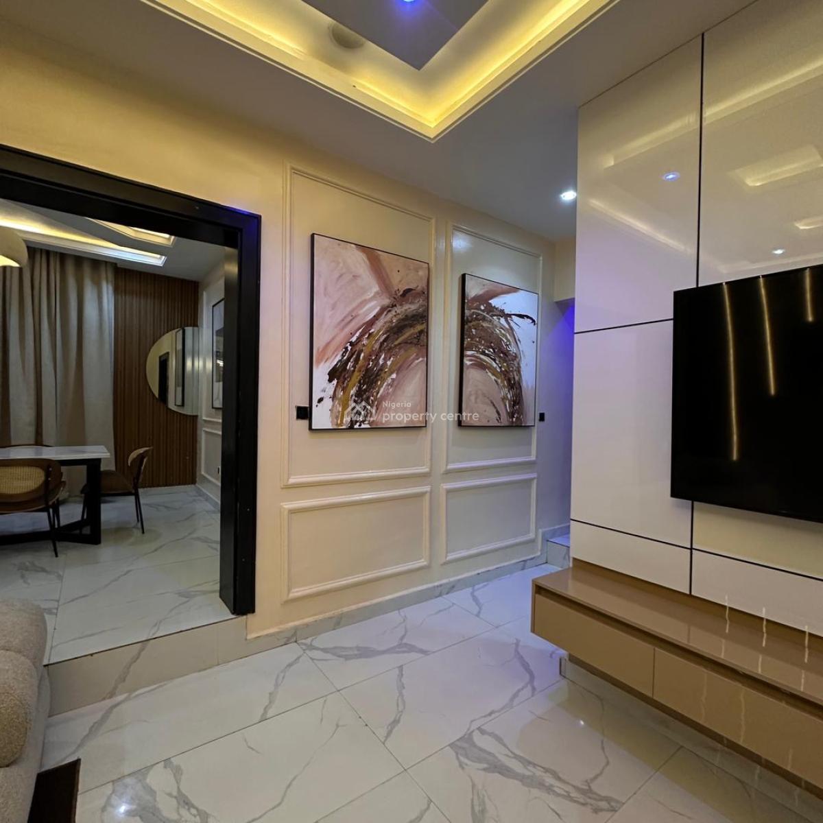 Luxury Smart 3 Bedroom Service and Furnished Duplex with Pool, Lokogoma District, Abuja, Detached Duplex Short Let