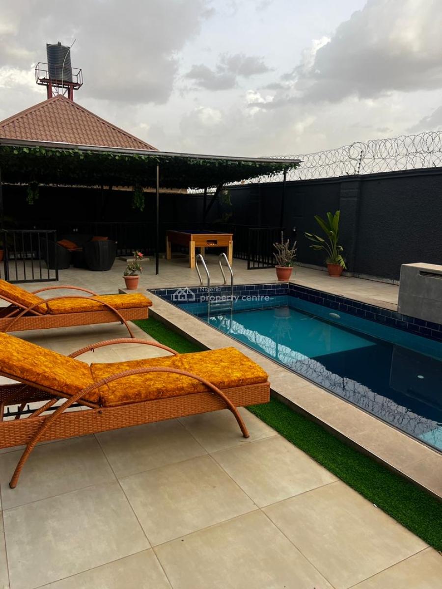 Luxury Smart 3 Bedroom Service and Furnished Duplex with Pool, Lokogoma District, Abuja, Detached Duplex Short Let