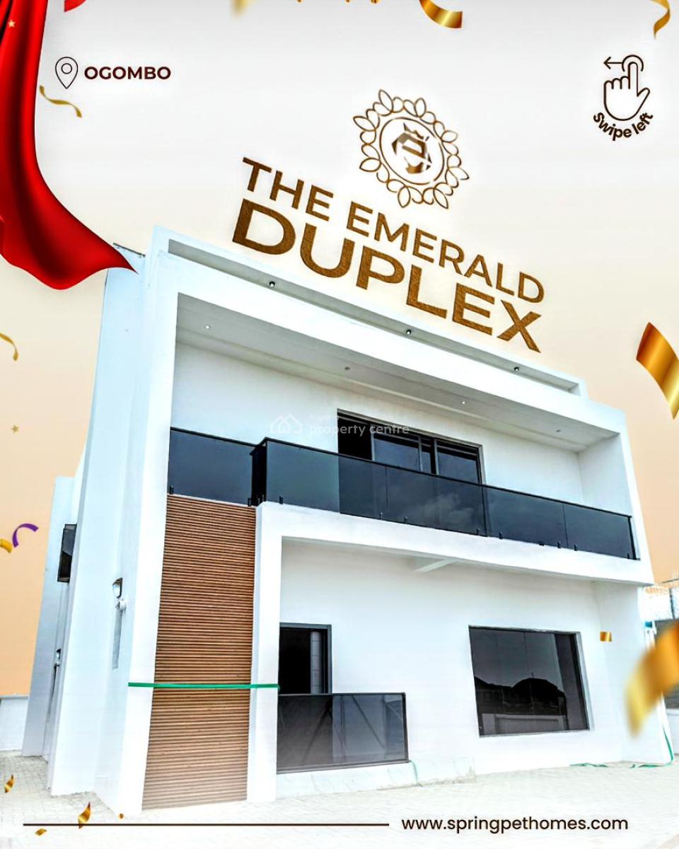 Luxury Build 4 Bedroom Fully Detached Duplex with Bq, Ajiwe, Ajah, Lagos, Detached Duplex for Sale