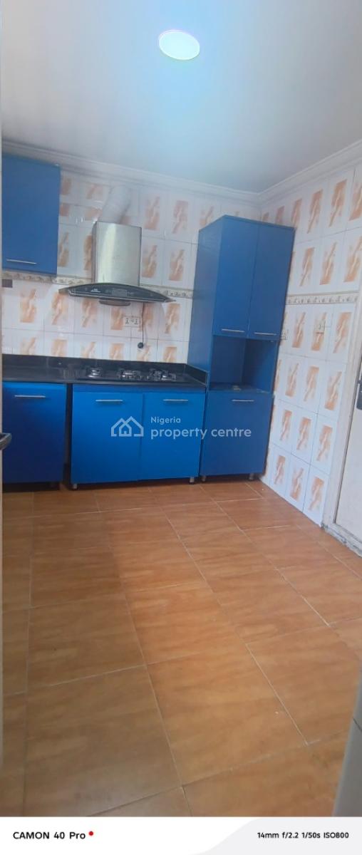 Clean 3 Bedrooms Flat, Close to The Bus-stop, By Eternal Filling Station, Agungi, Lekki, Lagos, Flat / Apartment for Rent