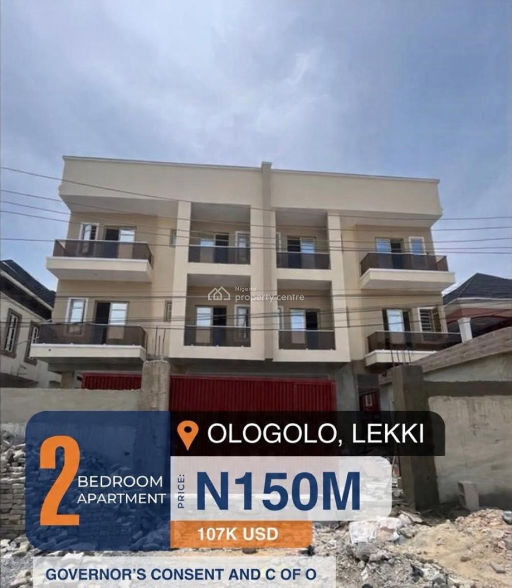 Lovely 2 Bedroom Apartment with Bq, Ologolo, Ologolo, Lekki, Lagos, Block of Flats for Sale