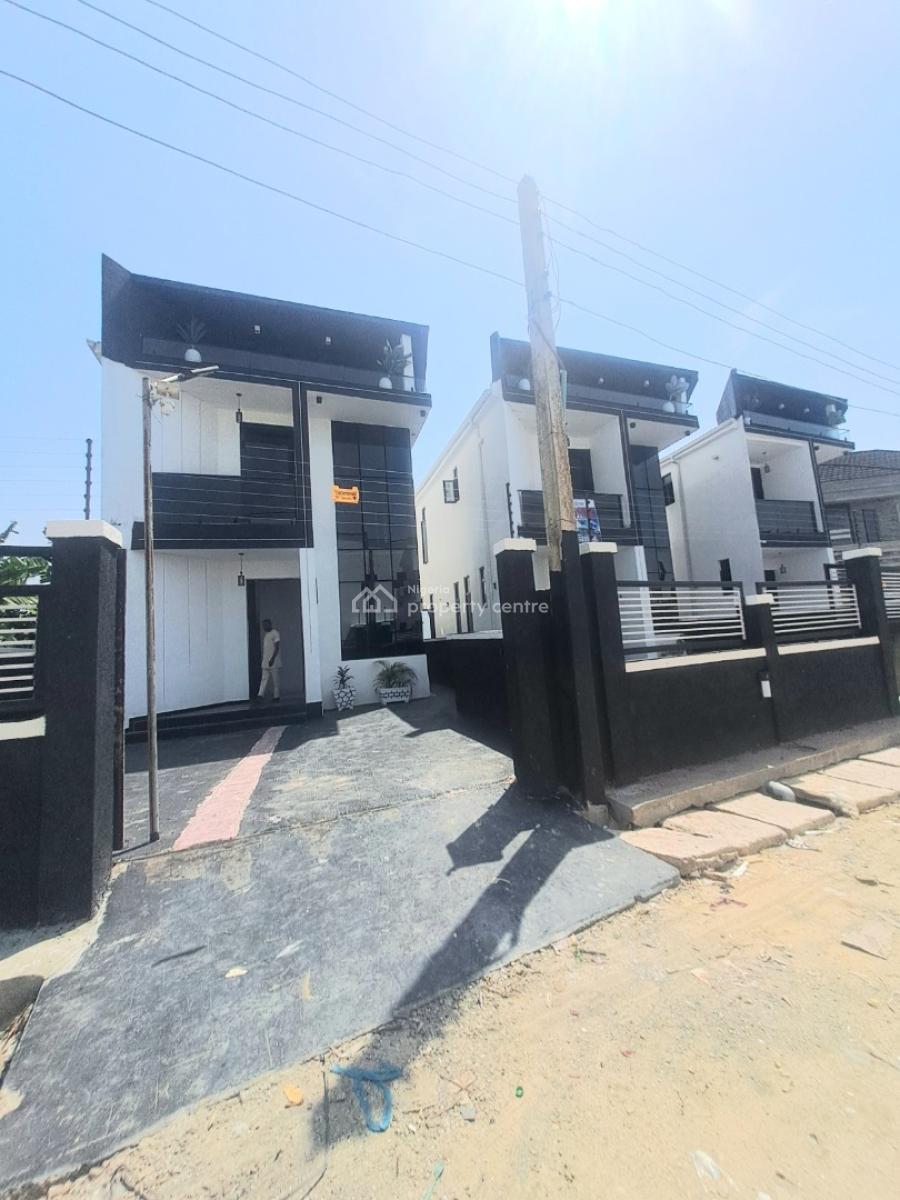 Well Built 5 Bedroom Detached with Bq, By Back of Blenco Supermarket, Sangotedo, Ajah, Lagos, Detached Duplex for Sale