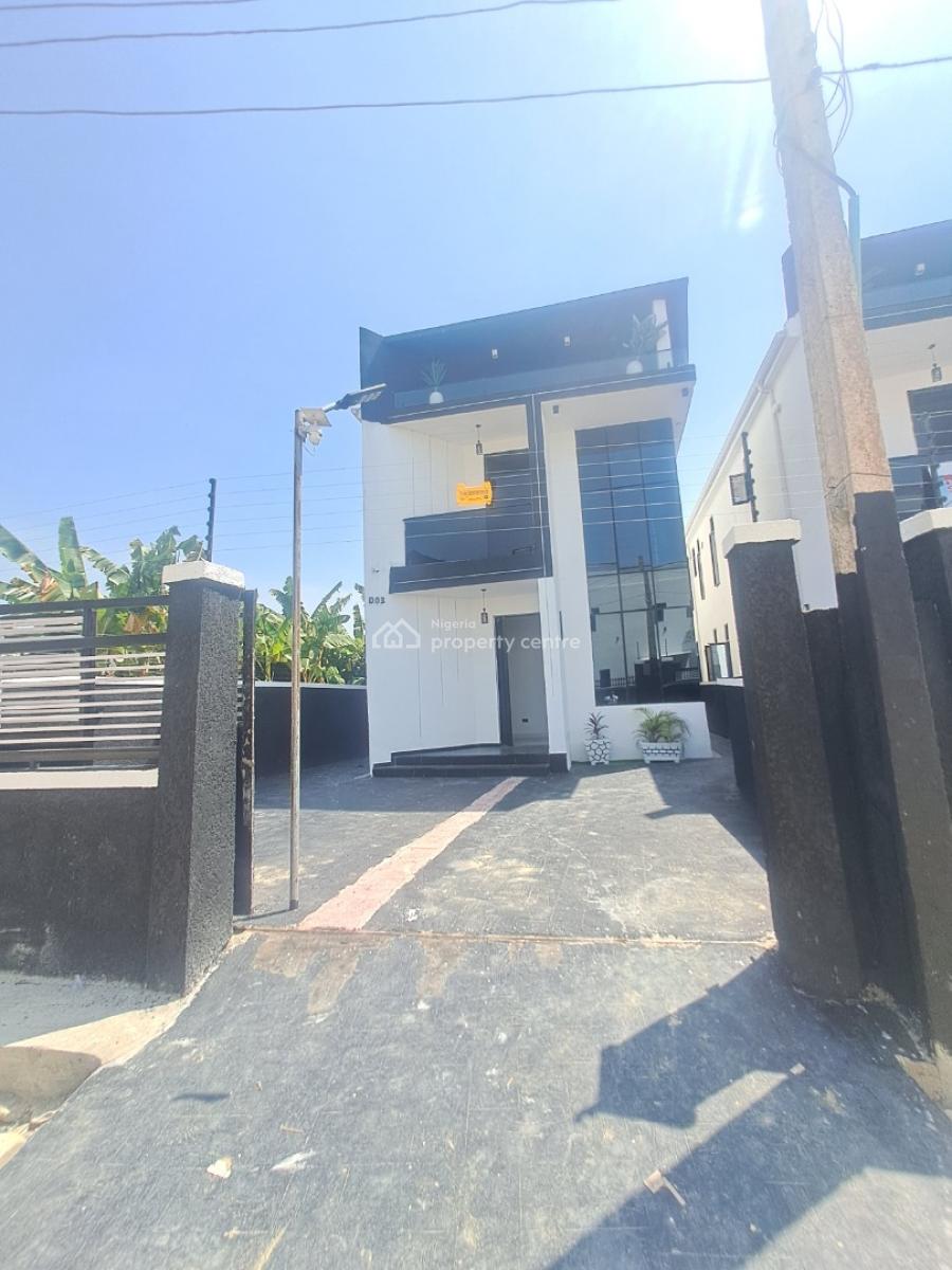 Well Built 5 Bedroom Detached with Bq, By Back of Blenco Supermarket, Sangotedo, Ajah, Lagos, Detached Duplex for Sale