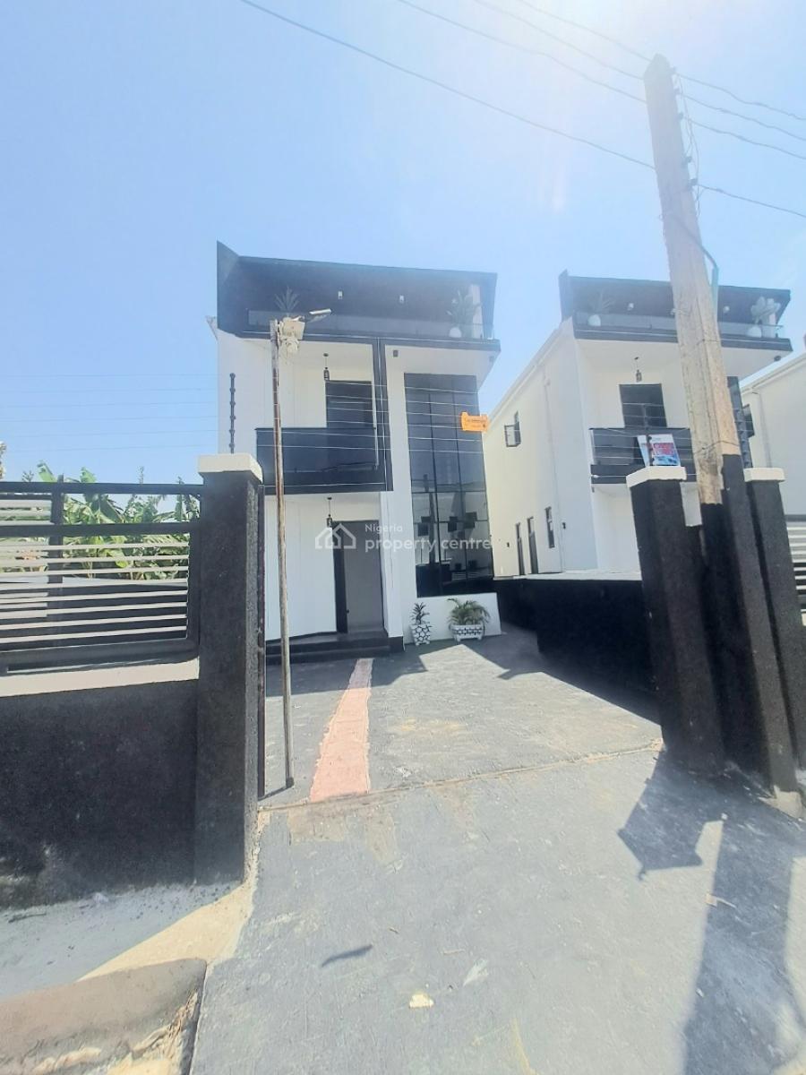 Well Built 5 Bedroom Detached with Bq, By Back of Blenco Supermarket, Sangotedo, Ajah, Lagos, Detached Duplex for Sale