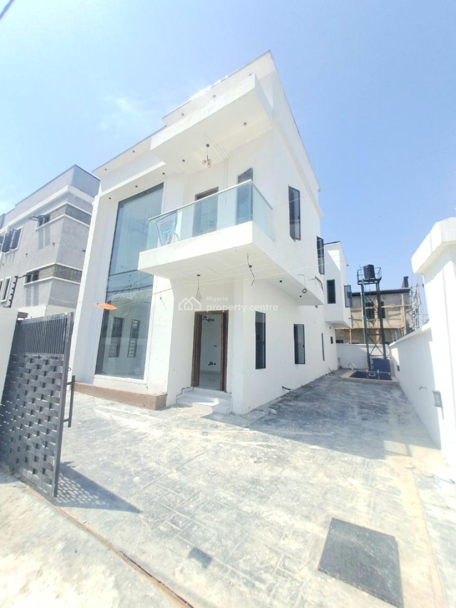 Well Built 4 Bedroom Detached with Bq and Pool, Sangotedo By Back of Blenco Supermarket, Ajah, Lagos, Detached Duplex for Sale