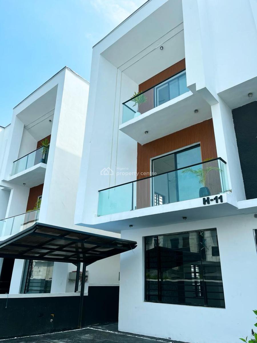 4 Bedroom Semi-detached + Bq + Swimming Pool, Pleasant Estate in Orchid Road, Lekki, Lagos, Semi-detached Duplex for Sale