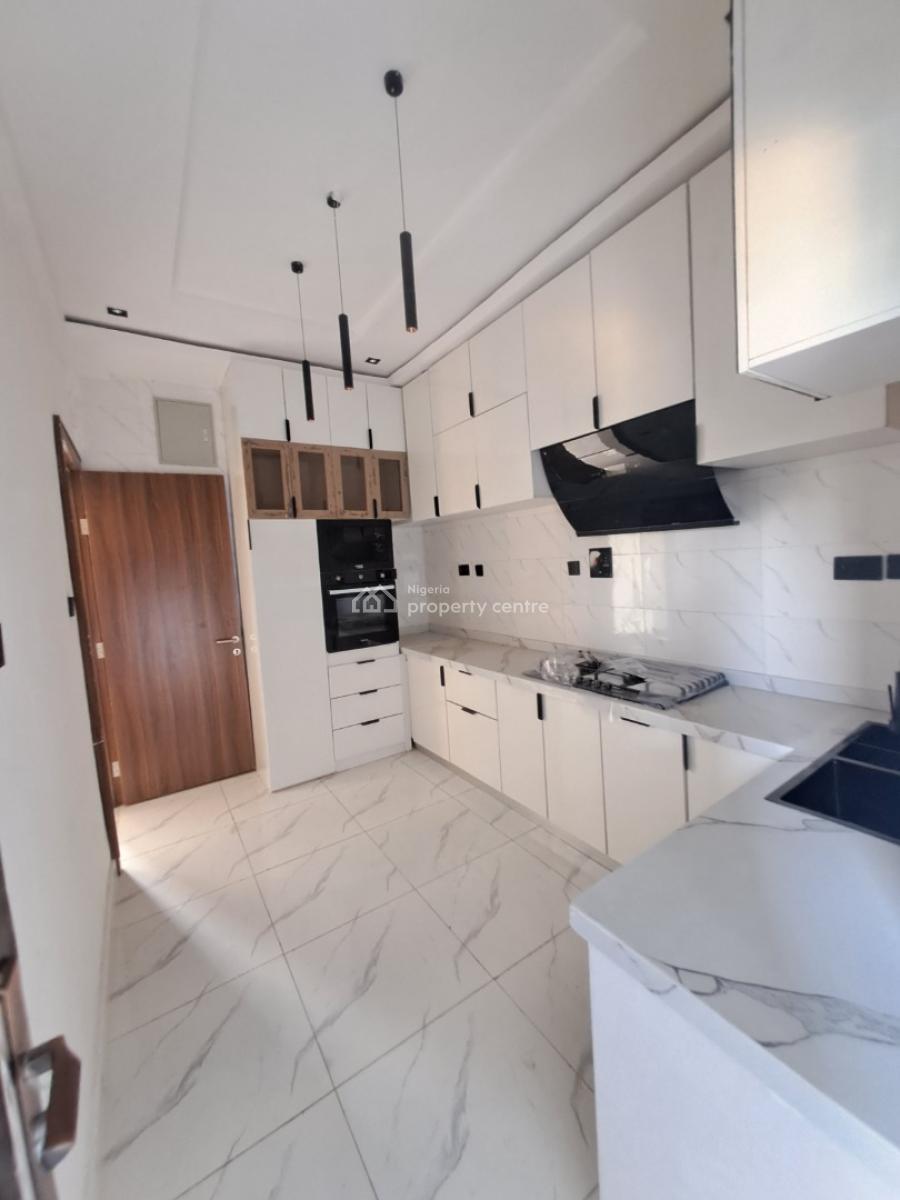 Newly Built 4 Bedroom Terrace with Bq, By Back Off Blenco Supermarket, Sangotedo, Ajah, Lagos, Terraced Duplex for Sale