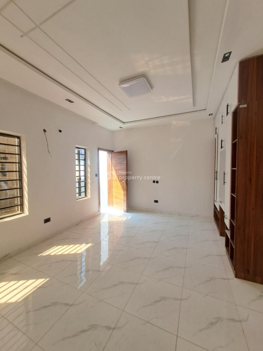 Newly Built 4 Bedroom Terrace with Bq, By Back Off Blenco Supermarket, Sangotedo, Ajah, Lagos, Terraced Duplex for Sale