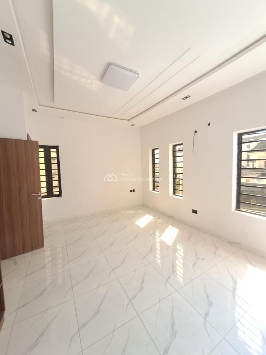 Newly Built 4 Bedroom Terrace with Bq, By Back Off Blenco Supermarket, Sangotedo, Ajah, Lagos, Terraced Duplex for Sale