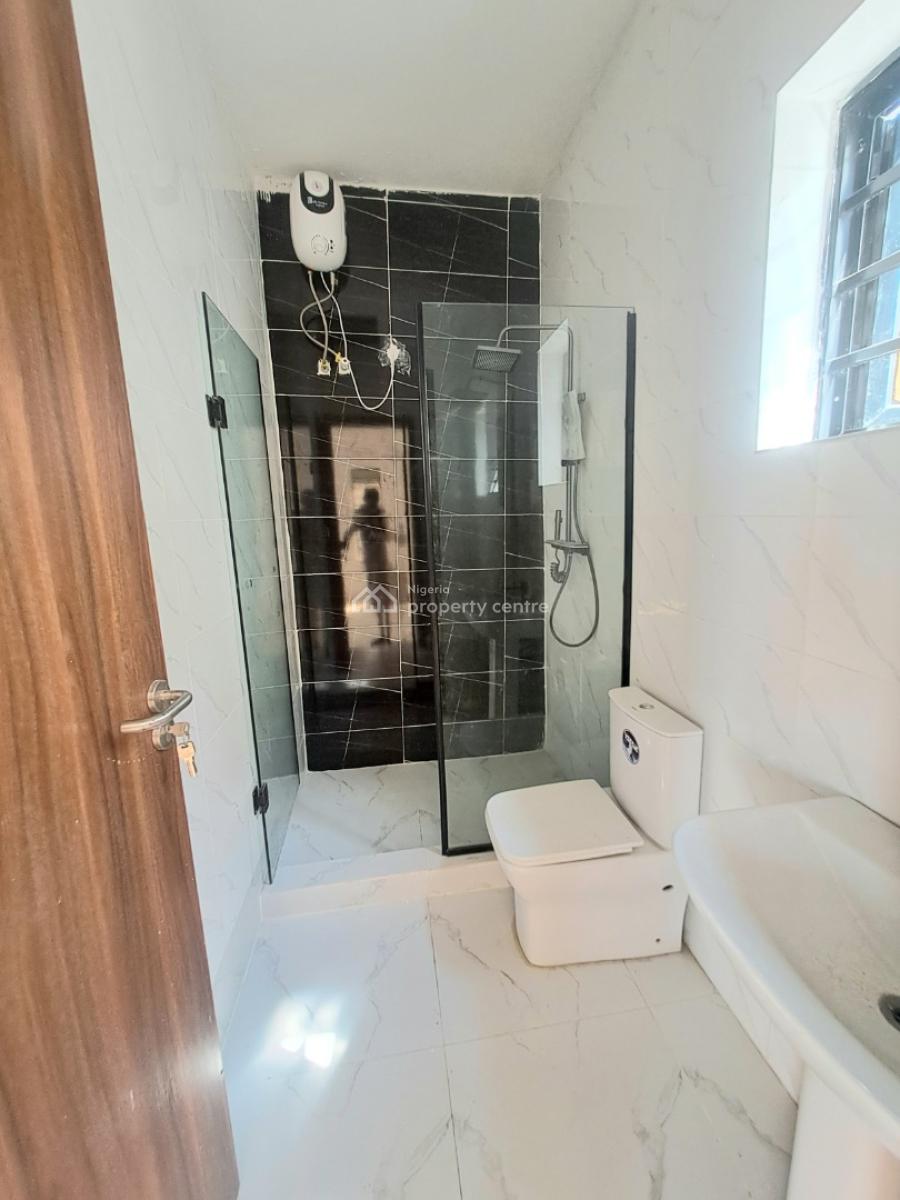 Newly Built 4 Bedroom Terrace with Bq, By Back Off Blenco Supermarket, Sangotedo, Ajah, Lagos, Terraced Duplex for Sale