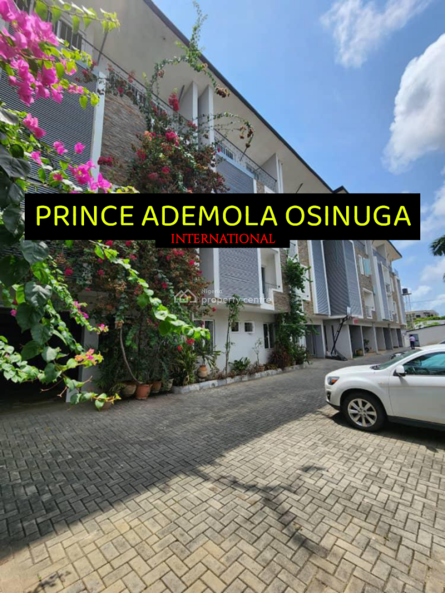 Well Sized Luxury 4 Bedroom Terrace House + Bq, Old Ikoyi, Ikoyi, Lagos, Terraced Duplex for Rent