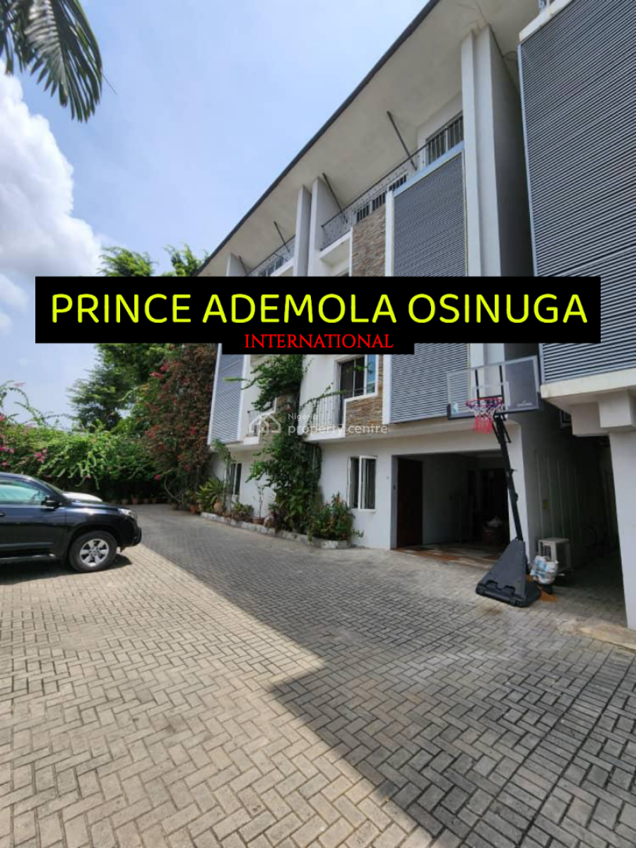 Well Sized Luxury 4 Bedroom Terrace House + Bq, Old Ikoyi, Ikoyi, Lagos, Terraced Duplex for Rent