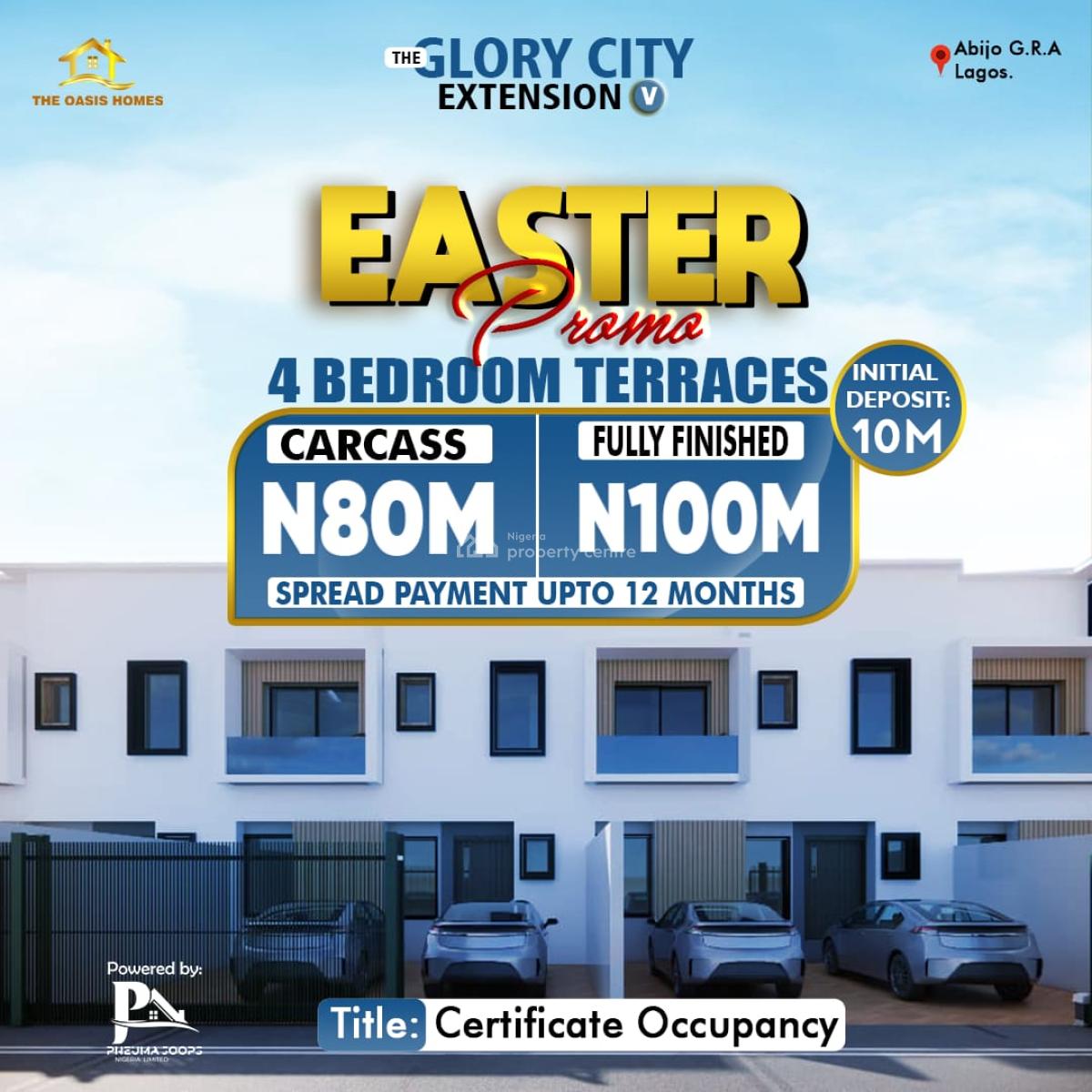 4 Bedroom Terrace Duplex, Abijo, Lekki, Lagos, Terraced Duplex for Sale