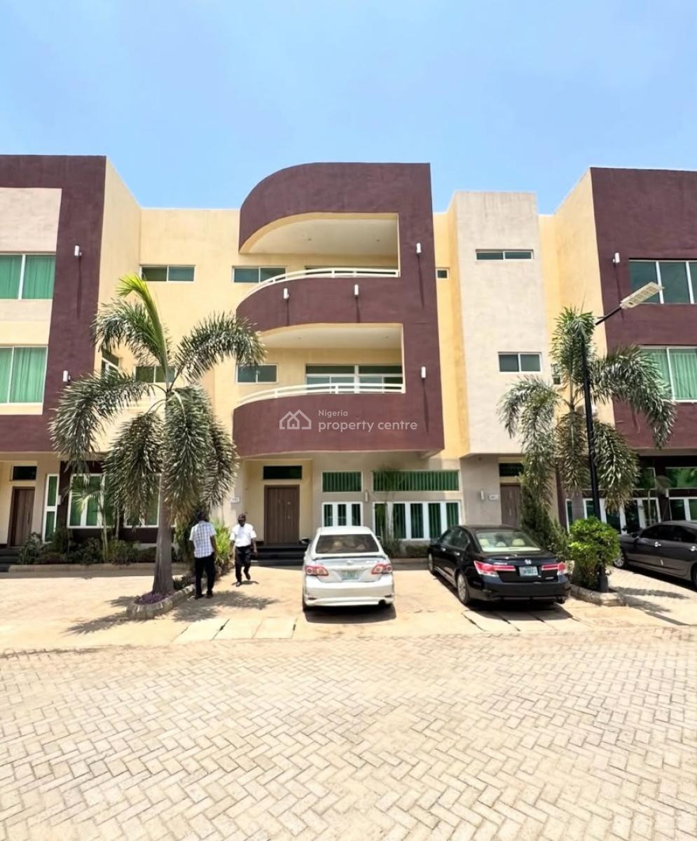 4 Bedroom Terrace Duplex with Bq, Jahi, Abuja, Terraced Duplex for Rent